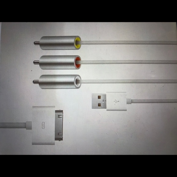 ** SOLD ** APPLE Composite AV Cable new never used - Picture 3 of 6